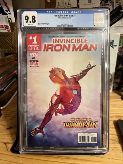 Invincible Iron Man #1 2017 CGC 9.8 Riri Williams Ironheart