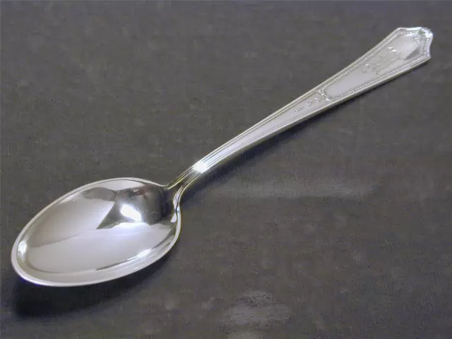 International Georgian Maid Sterling 5 7/8" Teaspoon Mono 1923 Spoons Silver