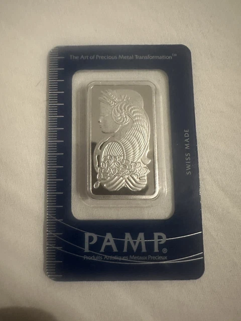 1 oz Platinum Pamp 999 Bullion Bar Brand New