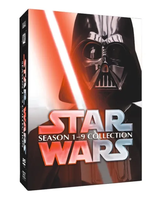 Star Wars: The Complete Saga Seasons _1-9_ Collection DVD (15-Disc Box Set) New