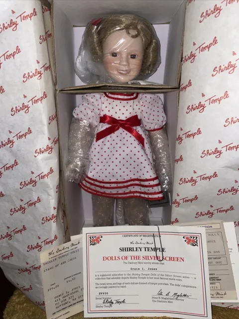 Danbury Mint Shirley Temple Dolls of the Silver Screen Stand Up And Cheer NRFB