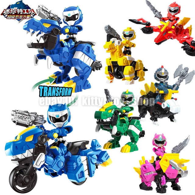 Miniforce Super Dino Power TRANS HEAD Armorbot T-Rex – Figura Azione Dinosauro Trasformabile Per Bambini