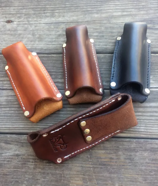 Leather Flashlight Holster Terralux, Streamlight, Maglite Mini AA Battery