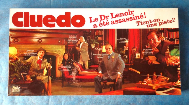 Jeu De Société Cluedo - édition Miro - Années 50 - Ancien - Occasion