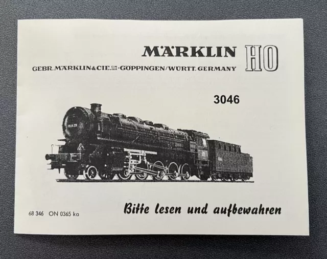 Für Märklin 3046  / Anleitung