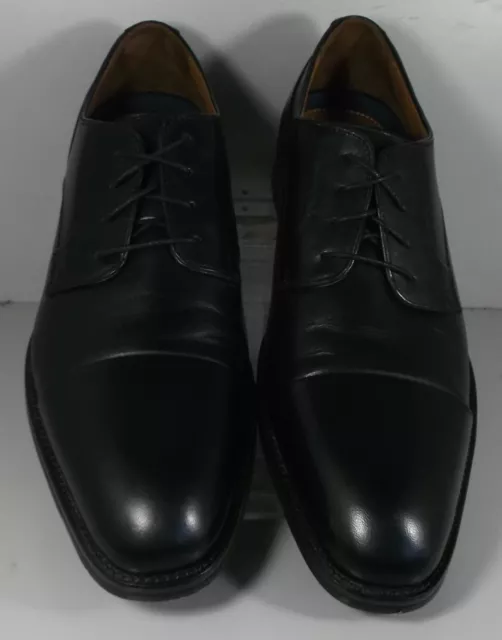 593749 WT50 EDGERTON Men's Shoes 12 M Black Leather Johnston Murphy ...
