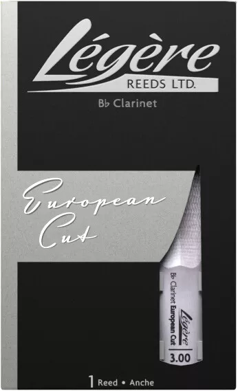 Legere Synthetic European Bb Clarinet Reed (Strengths Available)