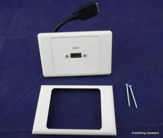 HDMI Wall Mount Socket Caravan Motorhome TV