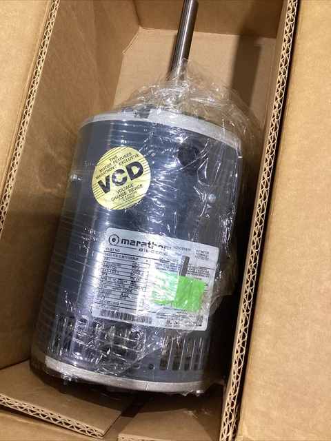MARATHON MOTORS Condenser Fan Motor: 1 HP, 1,140 RPM - 056T11O5302 NEW