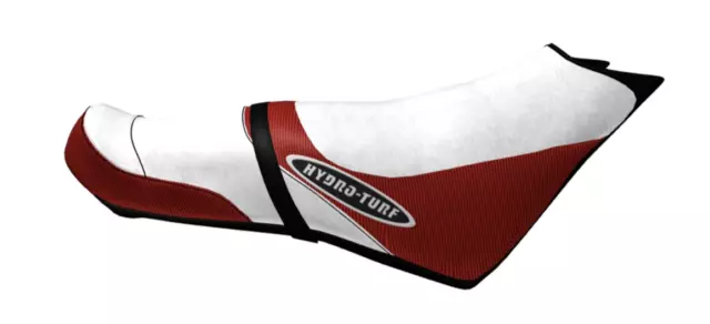 Hydro-Turf SeaDoo Seat Cover Spark Trixx 2 Up 14-20 Red CF/Black CF/White Em