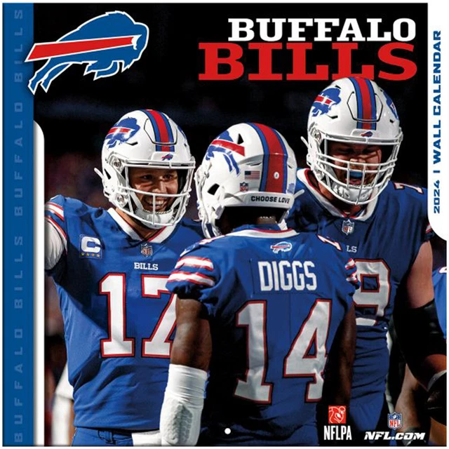 TURNER LICENSING, Buffalo Bills 2024 Mini Wall Calendar 14.43 PicClick