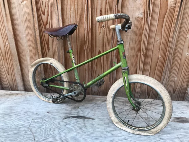 PEUGEOT Ancien petit vélo enfant,selle cuir  Henri Gauthier  Petit vélo enfant