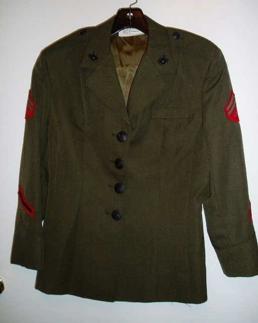 USMC MARINE CORPS Female WM Service Alpha Green Jacket Blouse Coat Uniform Sz 10 $28.00 - PicClick USMC MARINE CORPS Female WM Service Alpha Green Jacket Blouse Coat Uniform Sz 10 $28.00 - PicClick