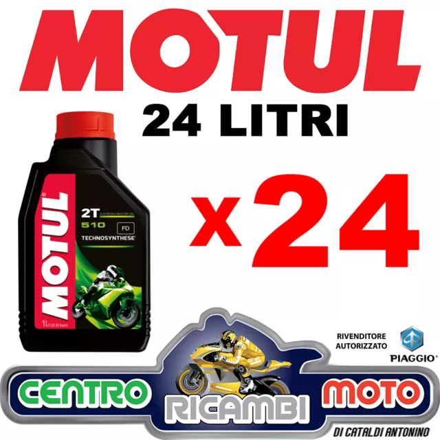 Olio Motore Moto Motul 510 2T 2 Tempi SemiSintetico 24 litri Miscela antifumo