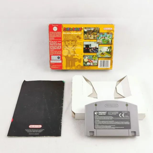Mario Party N64 Nintendo 64 PAL completo in scatola 2
