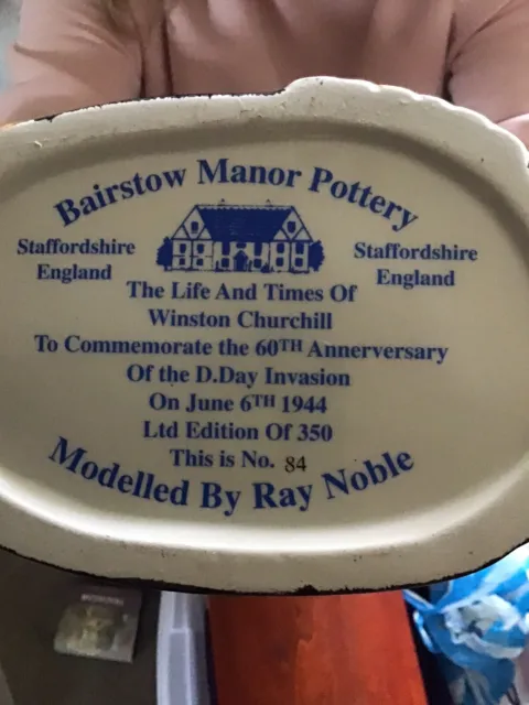 bairstow manor pottery Ltd Edition 60th Anniversary Of The D.day Landings 2