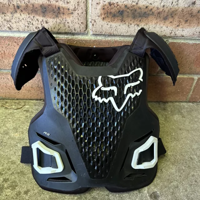 FOX RACING YOUTH R3 stone shield - CHEST PROTECTOR - BLACK. 75-100cm