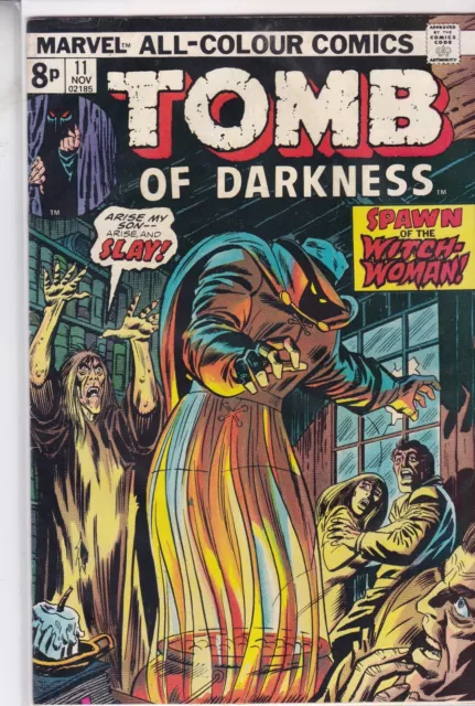 Marvel Comics Tomb Of Darkness #11 November 1974 Fast P&P Same Day Dispatch