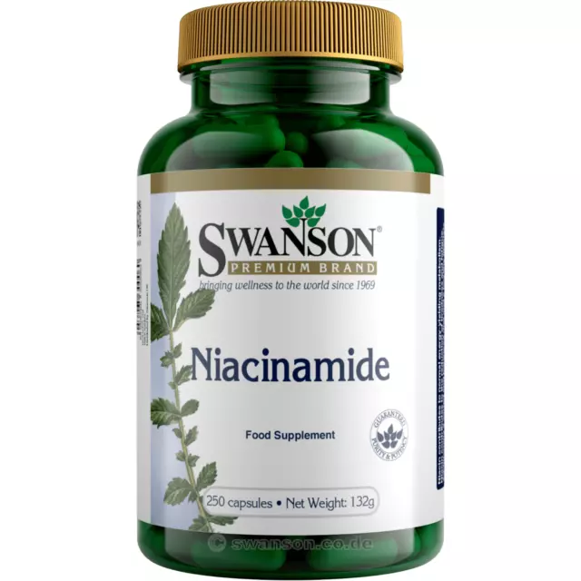 Vitamin B3 Niacin  250 Kapseln B-3 Nicotinsäure Niacinamide