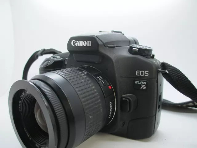 Canon EOS ELAN 7N 35mm SLR Film Camera with 28-80MM Canon lens WORKING GREAT!