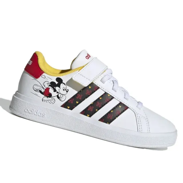 Shoes Kids ADIDAS Grand Court Mickey Unisex Mickey Mouse Mini Tear White New