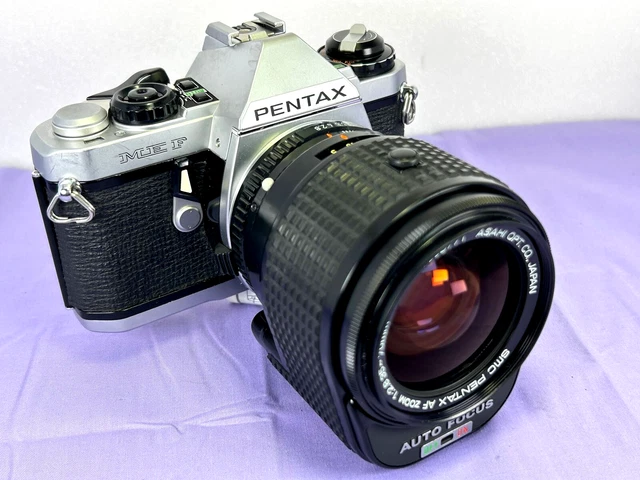 Vidéo  [ près De Mint ] Pentax ME F 35mm Reflex Caméra à Film Avec / Af Zoom 3