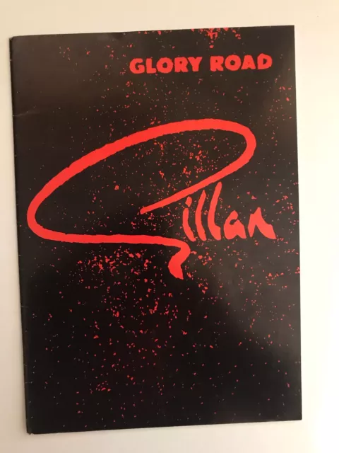 IAN GILLAN  Glory Road concert program Uk 1980