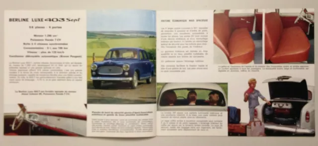 Brochure Peugeot 403 1964 2