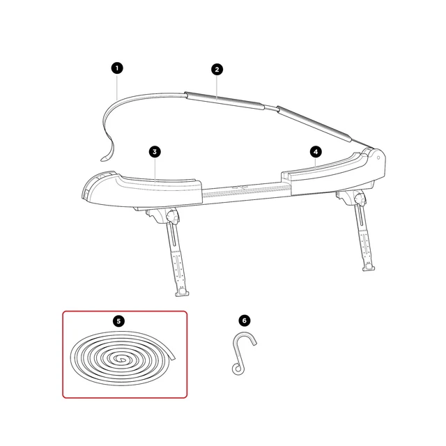 Thule Rope diametro 1/4" per Hull-a-Port Aero +XT + SUP Taxi 52962