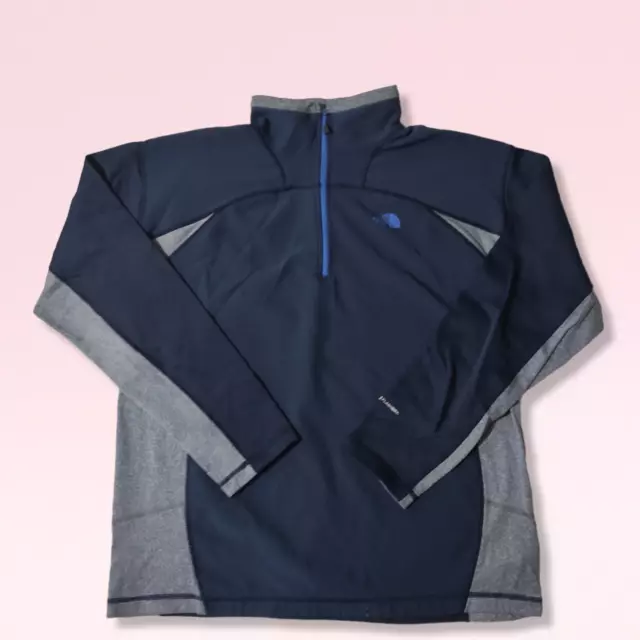 THE North Face Mens Flash Dry Jacket Full Zip Fleece Blue Size Medium/Large