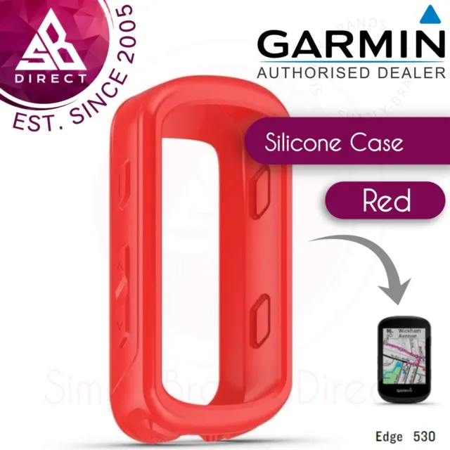 Garmin Protective Silicone Case Cover│For Edge 530 GPS Bike Computer│Red