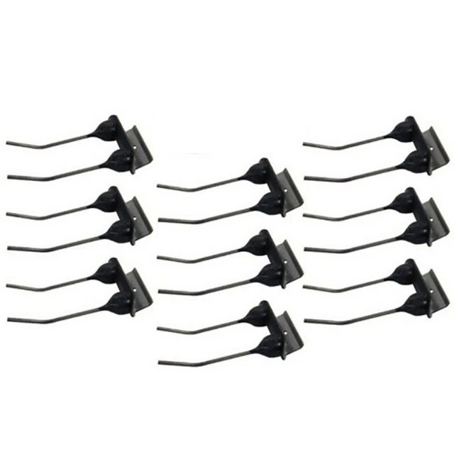 9 Pack of Double Wire Rubber Mounted Teeth Fits Massey Ferguson 1440 1445 1550