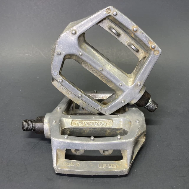 VTG Haro Fusion Metal Pedals Old School BMX Freestyle Flatland DX Dave Mirra GUC