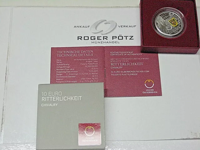 10 Euro Gedenkmünzen Österreich Silber wahlweise jeweils originalverpackt