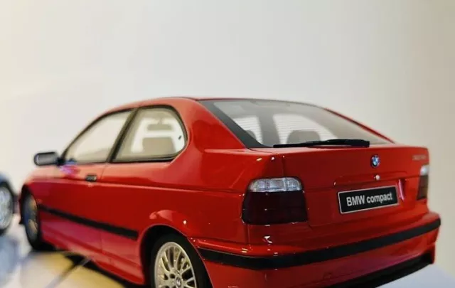 Voiture Miniature de Collection - OTTO MOBILE 1/18 - BMW E36 Compact 323ti  - 1998 - Red - OT372 - Cdiscount Jeux - Jouets