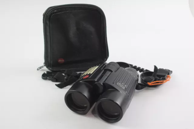 BINOCULARES blindados de goma Leica Trinovid 8x42 BA n.o 1004882 con estuche original BINOCULARES blindados de goma Leica Trinovid 8x42 BA n.o 1004882 con estuche original