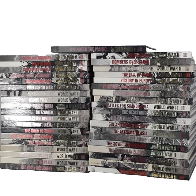 TIME LIFE WORLD War II Series Book Set WW2 Complete 39 Volume Hard ...