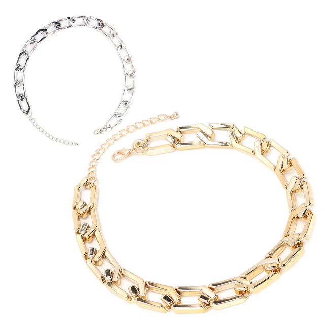 Collana grossa grossa grossa catena rapper alla moda catena hip hop punk personalizzata B TPG