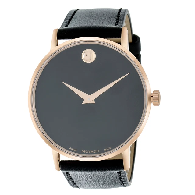 Movado Museum Classic Stainless Steel  Men's Quartz Watch 607315
