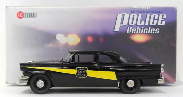 Brooklin Models 1/43 Scale IPV02 - 1956 Ford Mainline Indiana State Police