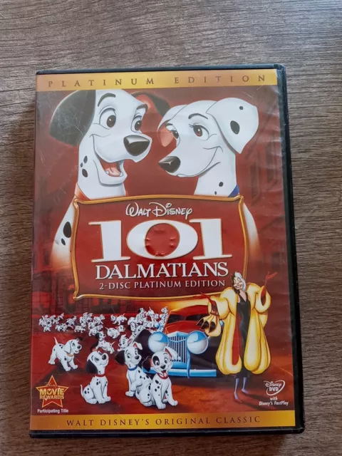 101 Dalmatians (DVD, 2008, 2-Disc Set, Platinum Edition)