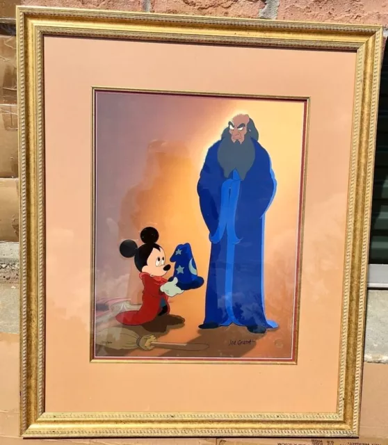 Fantasia 2000 Mickey & Yen Sid “A Lesson Learned” Hand Painted LE Animation Cel