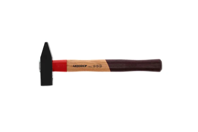 GEDORE Bleu Marteau Ordinaire Bande Rouge - Plus Avec Tige en Hickory, 800 G