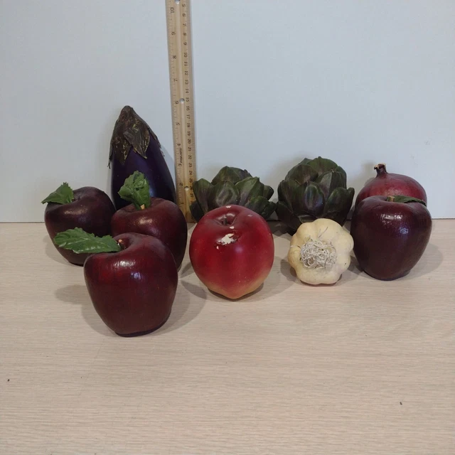 VINTAGE PLASTIC FRUIT and Vegetable, Lot of 10. 9.95 PicClick