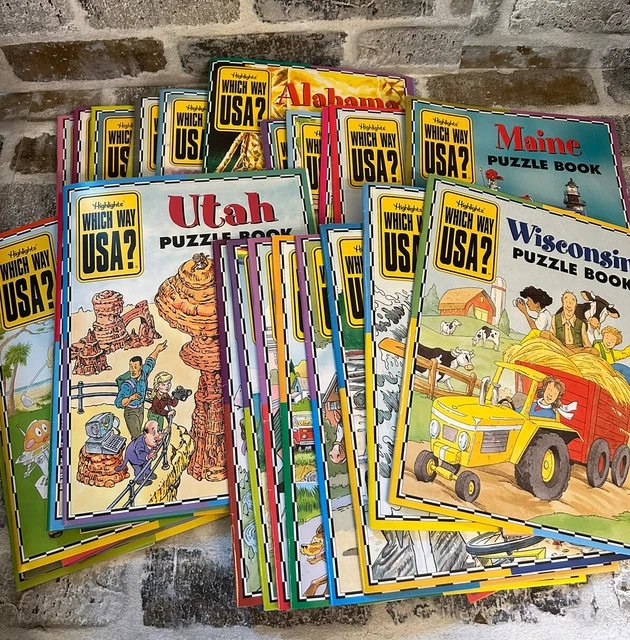 カスタム Which Way USA? パズルブック アメリカ 英語学習 31冊セット