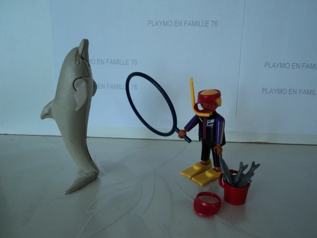 PLAYMOBIL VINTAGE 3553 Cirque + 4233 dresseur avec cage au fauve EUR 20