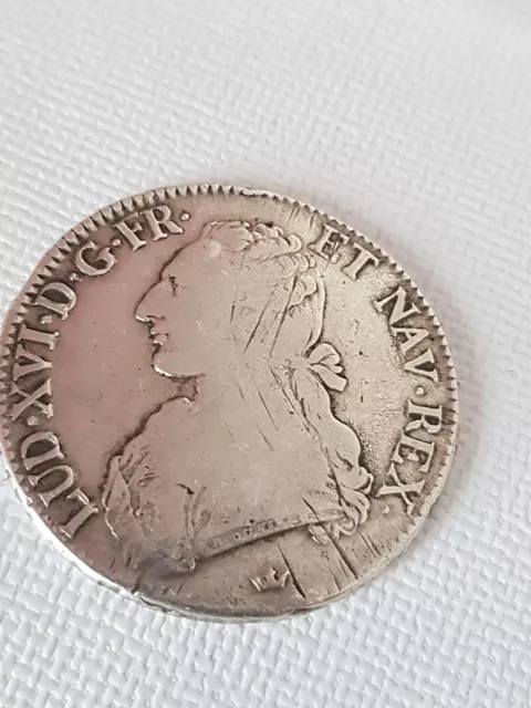 1 ECU 1786 M Silber Münze Frankreich LOUIS XVI