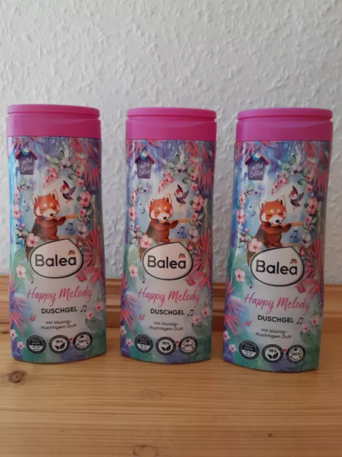 3x Balea Duschgel ☆ Happy Melody ☆ blumig fruchtig ☆ NEU Limited Edition