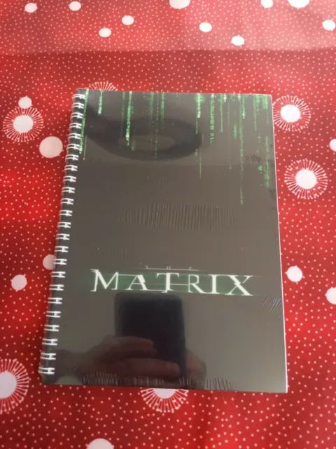 The MATRIX Film Official Spiral A5 Notebook/Jotter Pad New Sealed UK FATHERS DAY