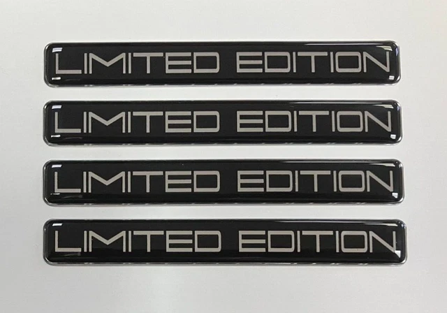 JakeDesigns 150mm Exclusive Edition Sticker - White On Carbon Fibre, High Gloss Domed Gel, UK Made